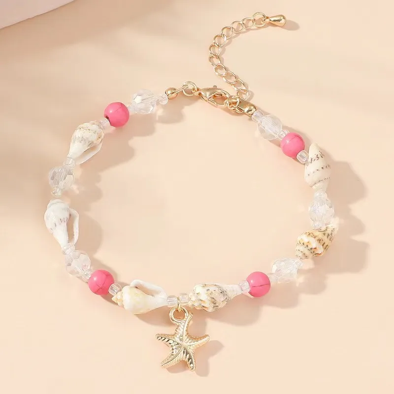 Starfish Conch Beaded Bracelets